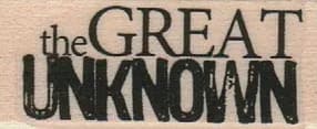 The Great Unknown 3/4 x 1 1/2-0