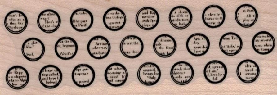 Writing Circles Background 1 3/4 x 4 1/2-0