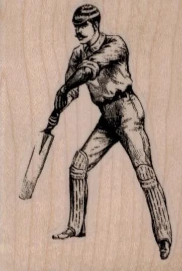 Cricket Batsman 2 x 2 3/4-0