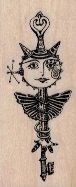 Whimsical Key Man 1 1/2 x 3 1/4-0