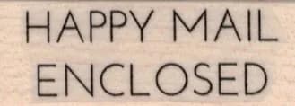 Happy Mail Enclosed 3/4 x 1 3/4-0