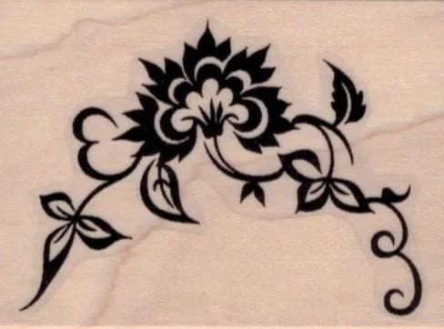 Oriental Flourish 2 x 2 1/2-0