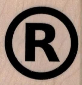 Registered Trademark Symbol 1 1/2 x 1 1/2-0
