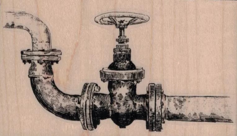 Water Pipe Shutoff 4 x 2 1/4-0