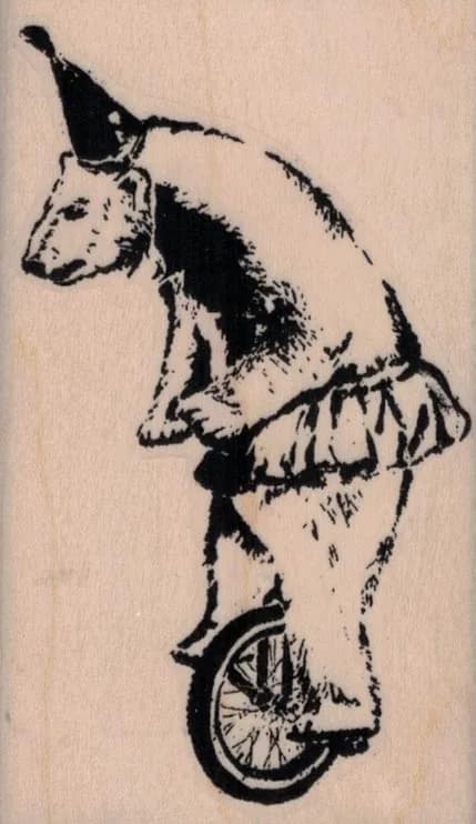 Banksy Circus Bear 2 1/4 x 3 3/4-0