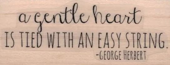 A Gentle Heart by Cat Kerr 1 1/4 x 2 3/4-0