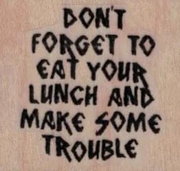 Banksy Don't Forget To Eat 1 1/2 x 1 1/4-0