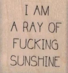 I Am A Ray 1 1/4 x 1 1/4-0