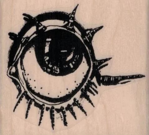 Whimsical Eyeball 2 1/2 x 2 1/4-0