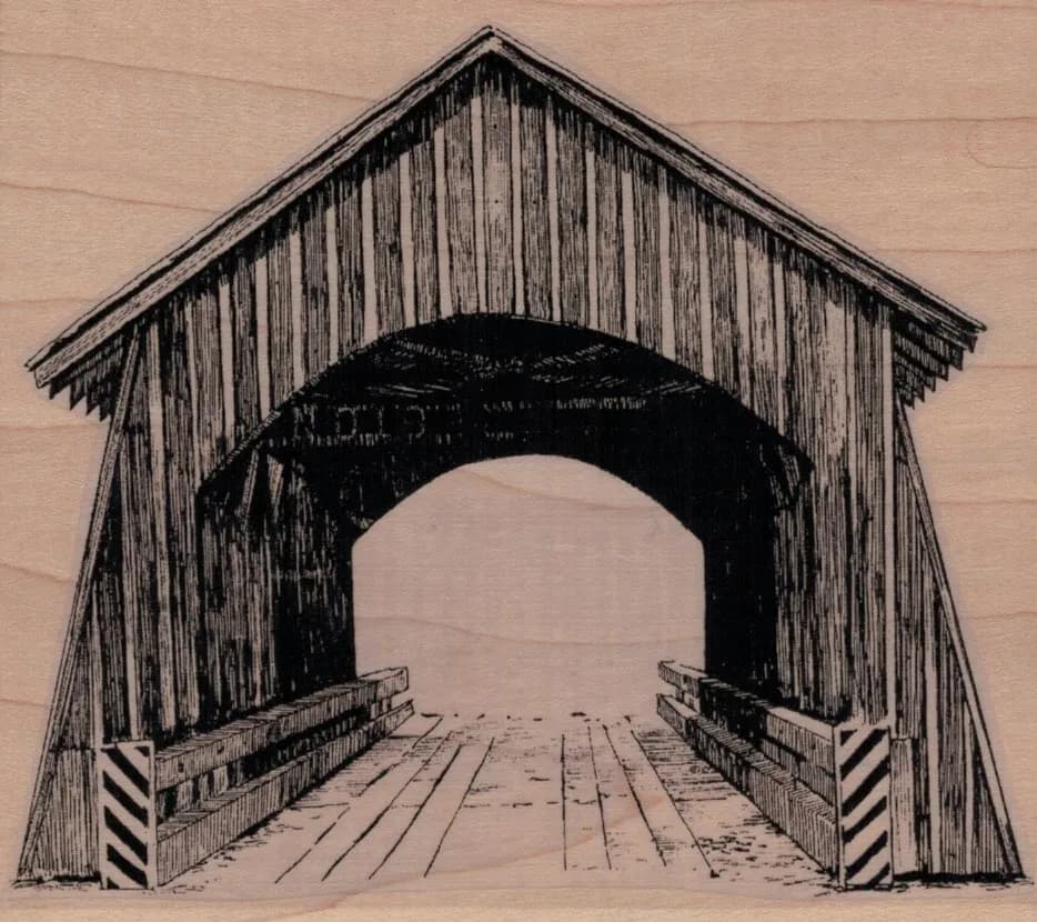 Covered Bridge 4 1/2 x 4 3/4-0