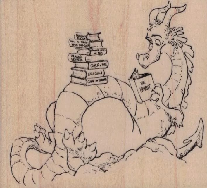 Vornii The Bookish by Brian Kesinger 3 3/4 x 3 1/4-0