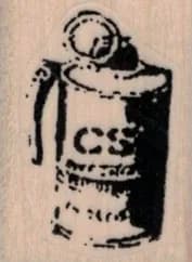 Banksy Tear Gas Canister 1 x 1 1/4-0