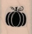 Whimsical Pumkin Silhouette 3/4 x 3/4-0