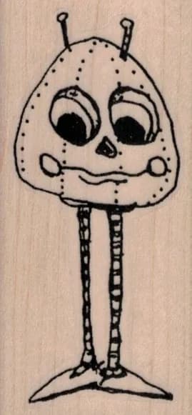 Whimsical Pumpkin Candy With Legs 1 ½ x 3-0