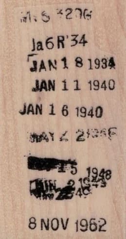 Library Return Dates 1 1/2 x 2 1/2-0