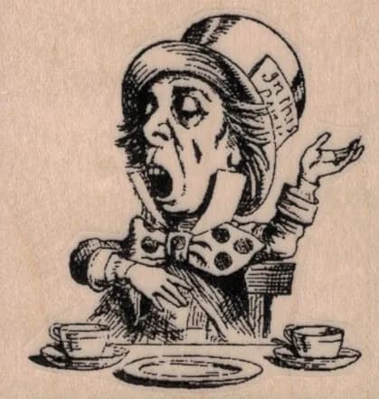 Mad Hatter 2 1/4 x 2 1/4-0