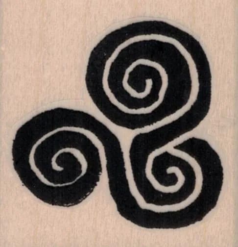 Ethos Triple Spiral By Tina Walker 1 3/4 x 1 3/4-0