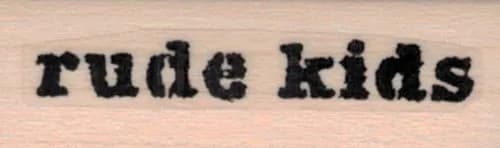 Banksy Rude Kids 3/4 x 1 3/4-0