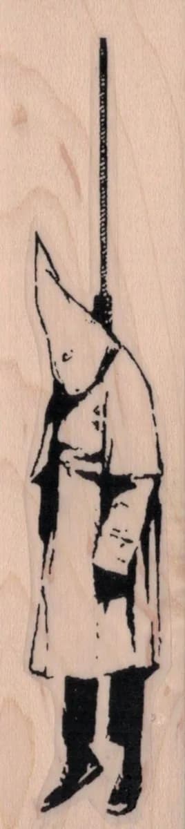 Banksy KKK Hanging/Lynched 1 1/4 x 4 3/4-0