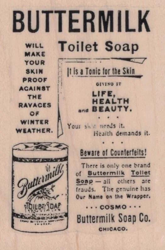 Buttermilk Toilet Soap 2 x 2 3/4-0