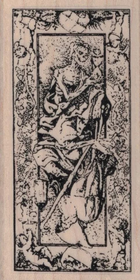 Tarot Card Back 1 3/4 x 3 1/4-0