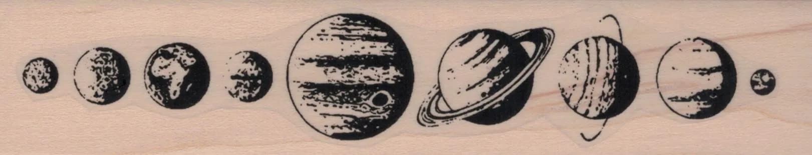 Planets Of The Solar System 1 1/4 x 5 1/2-0