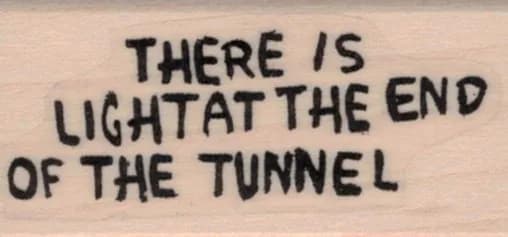 Banksy There Is Light At The End 1 x 1 3/4-0