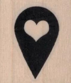 Heart Pointer Tab 1 x 1-0