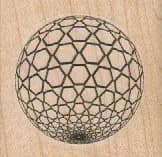 Geodesic Dome 1 3/4 x 1 3/4-0