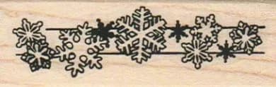 Snowflake Border 1 x 2 3/4-0