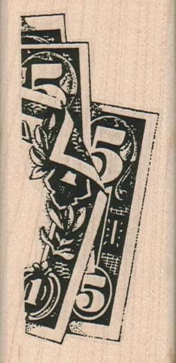 Dollar Bill Edges 1 3/4 x 3 1/2-0