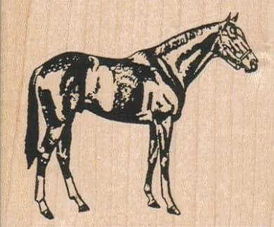 Horse Side View 2 3/4 x 2 1/4-0