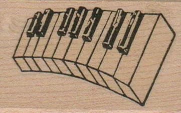 Music Keyboard 1 3/4 x 2 1/2-0