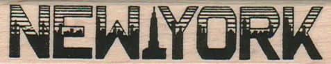 New York Illustrated 3/4 x 3 1/4-0