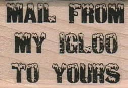 Mail From My Igloo 1 1/4 x 1 3/4-0