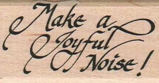 Make A Joyful Noise 1 1/4 x 2 1/4-0