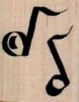 Musical Notes (Calligraphy) 1 1/4 x 1 1/2-0