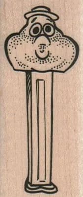 Bulgy Face Pez Dispenser 1 1/4 x 2 3/4-0