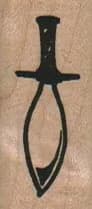 Scimitar Knife 3/4 x 1 1/2-0