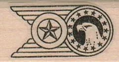 Eagle Insignia 1 x 1 3/4-0