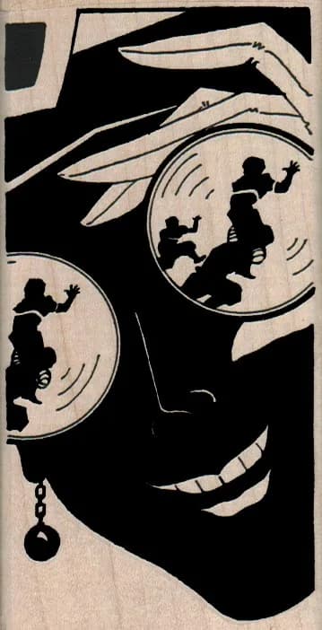 Lady With Binoculars 2 1/2 x 4 3/4-0