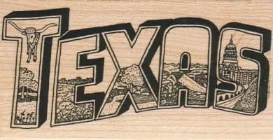 Texas Illustrated 2 1/2 x 4 1/2-0