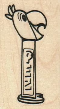 Parrot Pez Dispenser 1 1/4 x 2 1/2-0