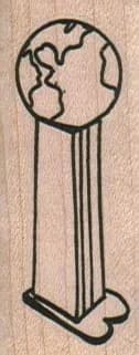 Earth Pez Dispenser 1 x 2 1/4-0