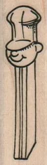 Man In Hat Pez Dispenser 3/4 x 2 1/4-0