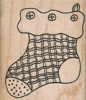 Xmas Sock/Med 2 x 2 1/4-0
