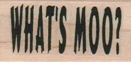 What's Moo? 1 x 1 3/4-0
