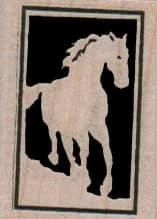 Horse Silhouette 1 1/4 x 1 1/2-0