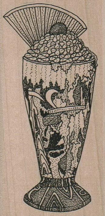 Ice Cream Sundae 2 1/2 x 4 3/4-0