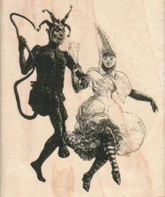 Costumed Couple 3 x 3 1/2-0